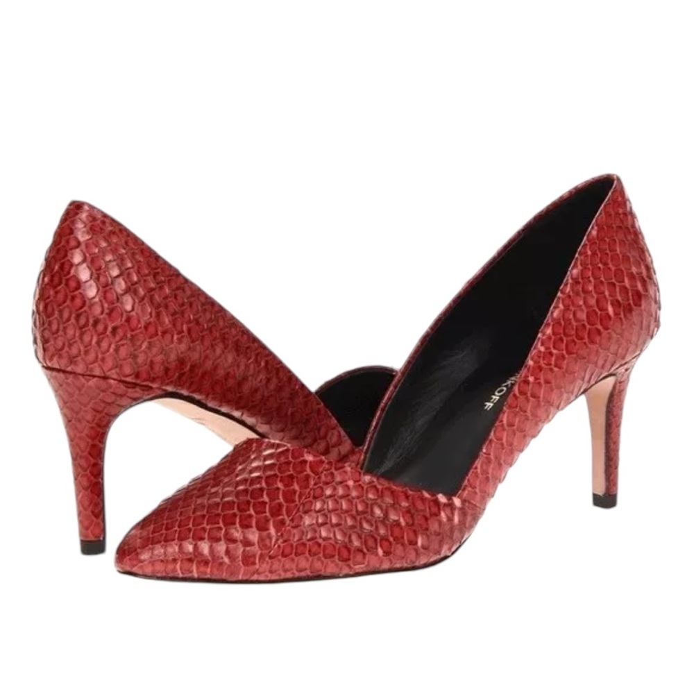 Rebecca Minkoff Paprika Python Leather Snakeskin … - image 1